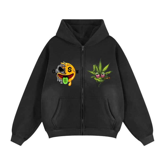 Lazy Leaf Currency Wax Hoodie