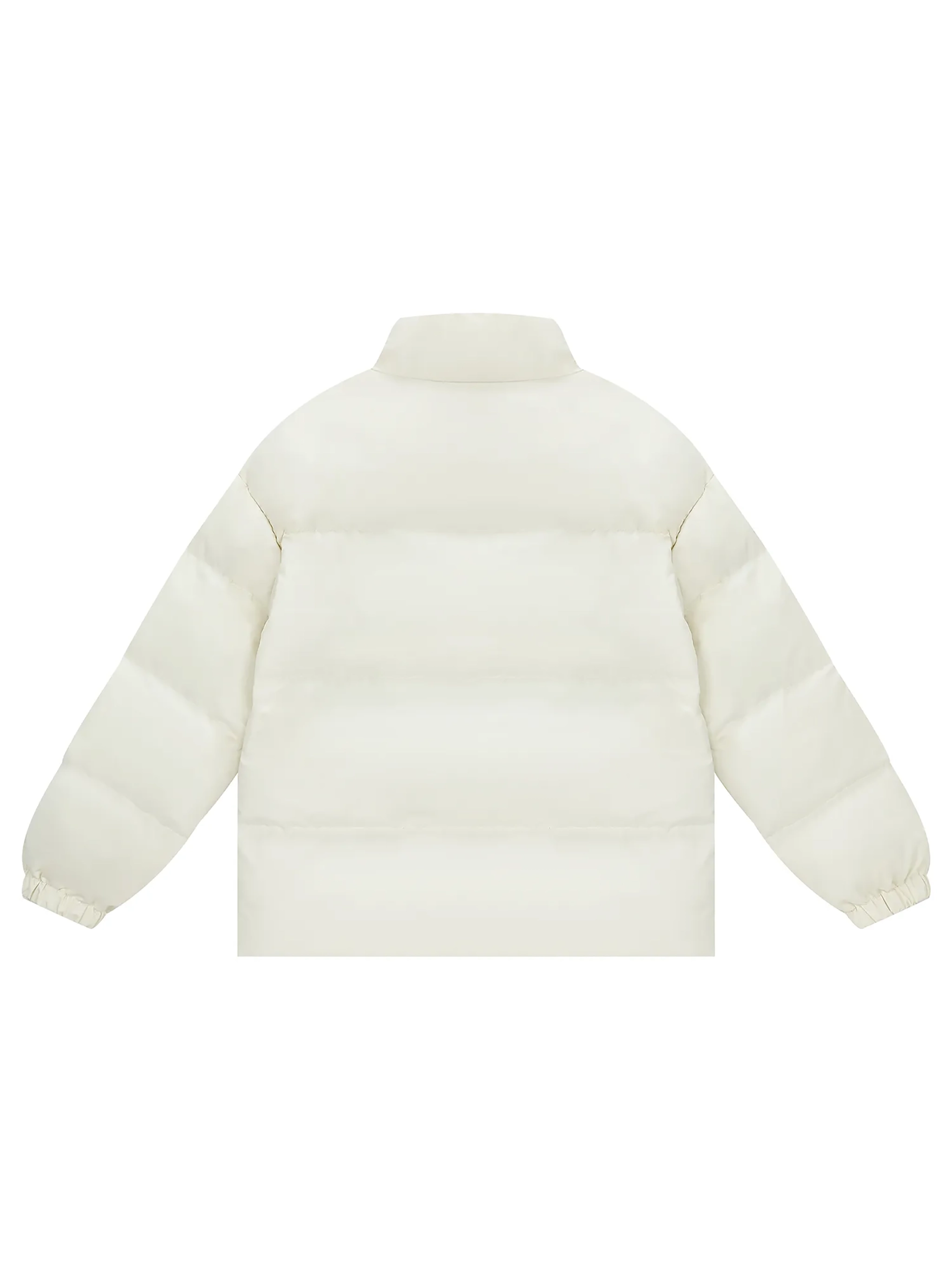 Fashionable Zip-Up Puffer Jacket